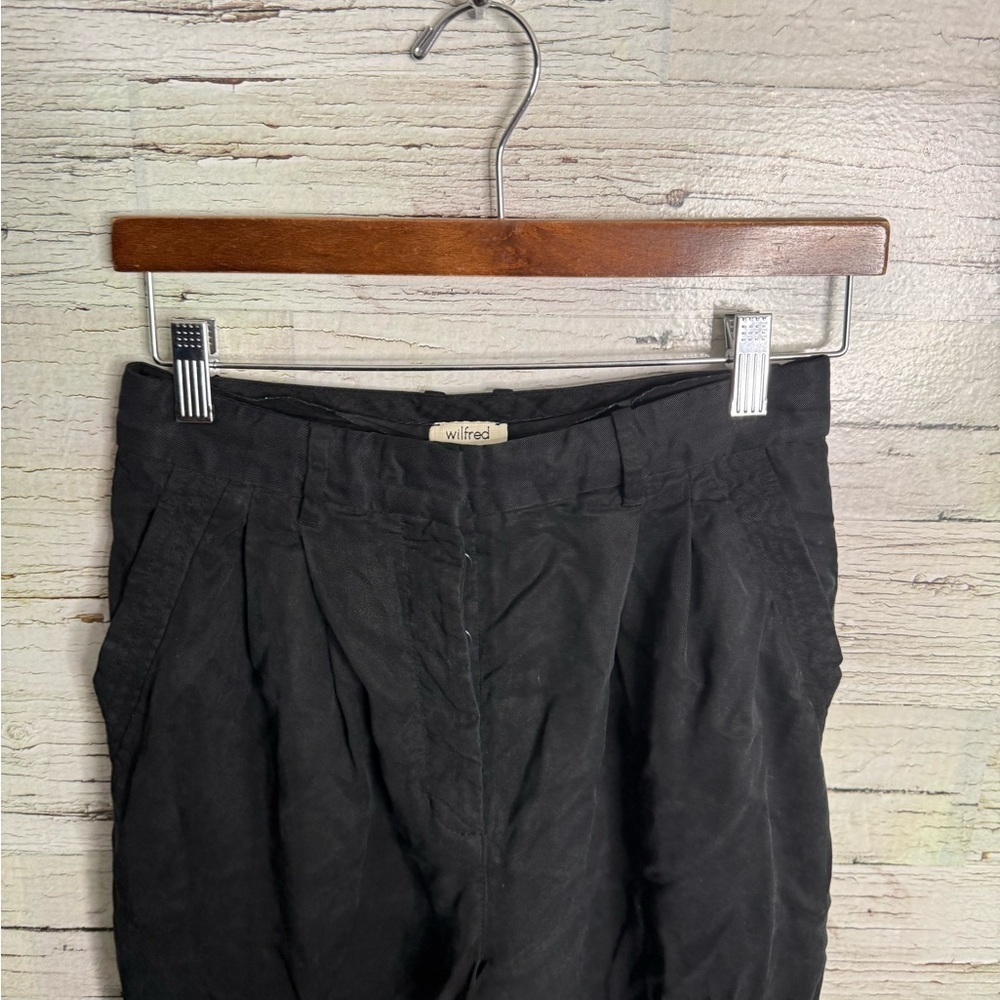 Wilfred Black Trousers size 2 aritzia - Picture 3 of 7
